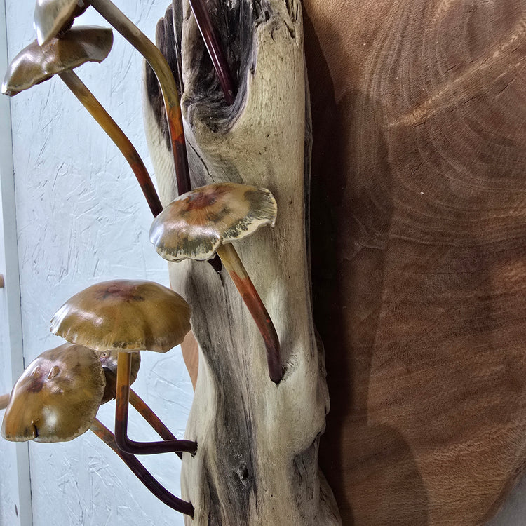 "Mushroom madness" Metal sculpture