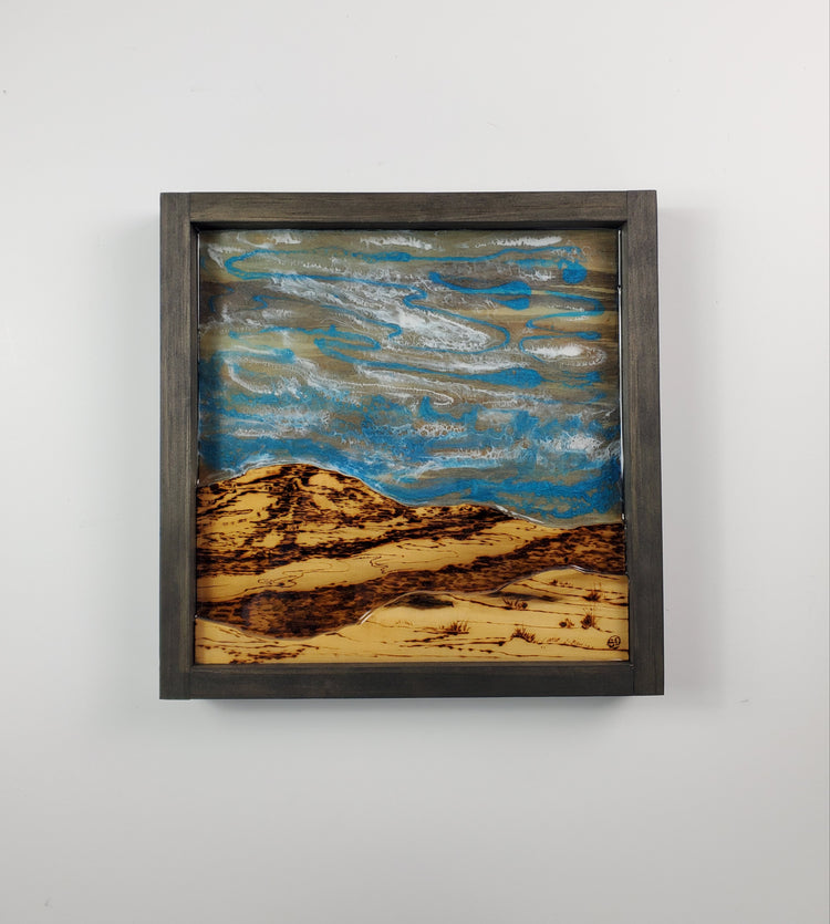 Wood Burned Sand Dunes