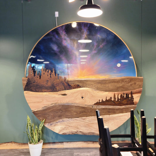 Art Installs at an outdoor-themed restaurant: Trailyard in Valpo