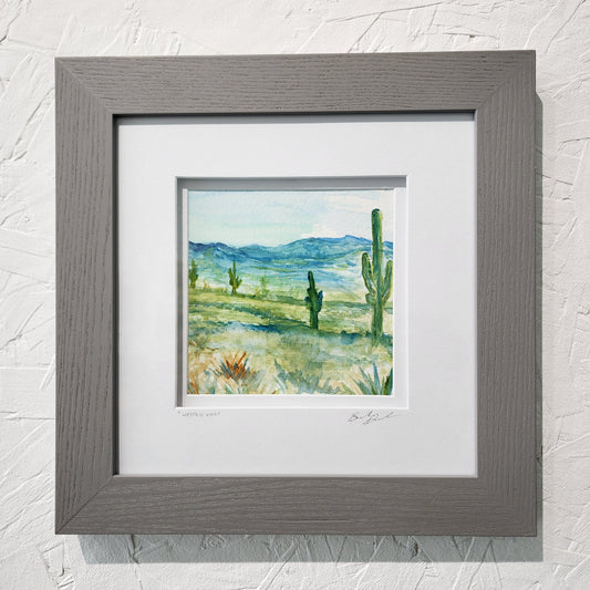 "Western way" watercolor