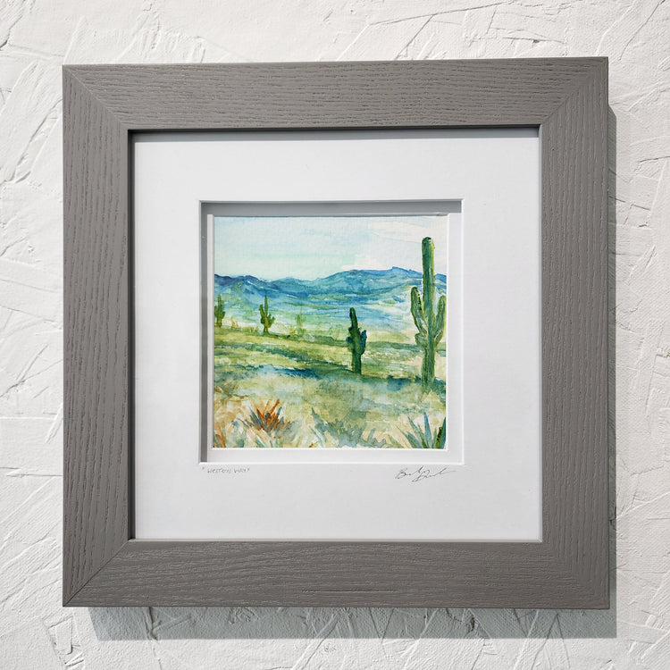 "Western way" watercolor