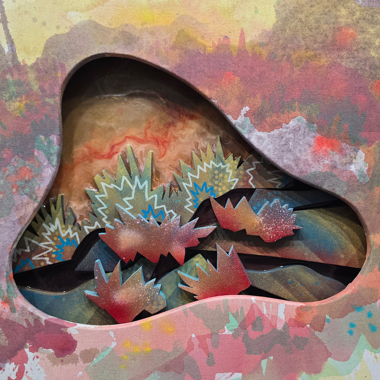 "Fragmented Bloom"