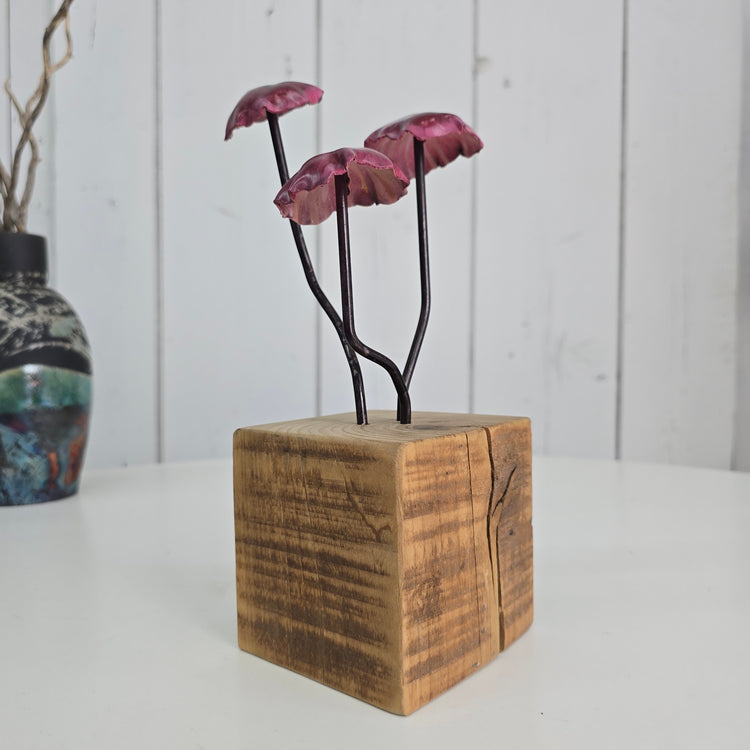"Little shrooms" Metal sculpture