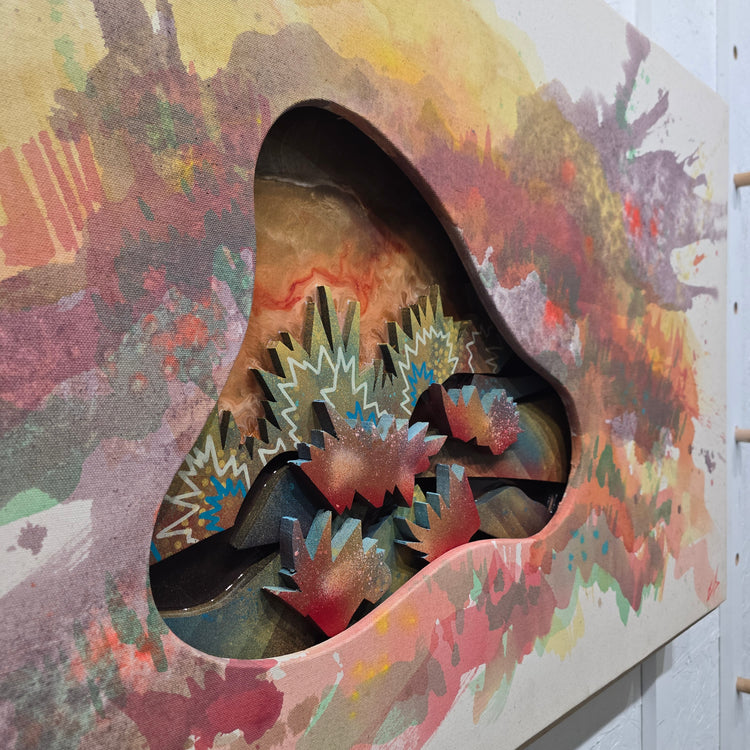 "Fragmented Bloom"