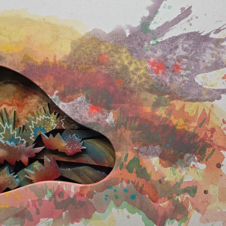 "Fragmented Bloom"