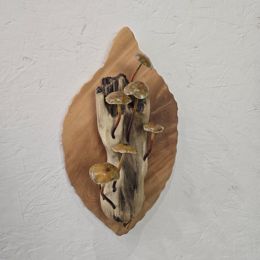 "Mushroom madness" Metal sculpture