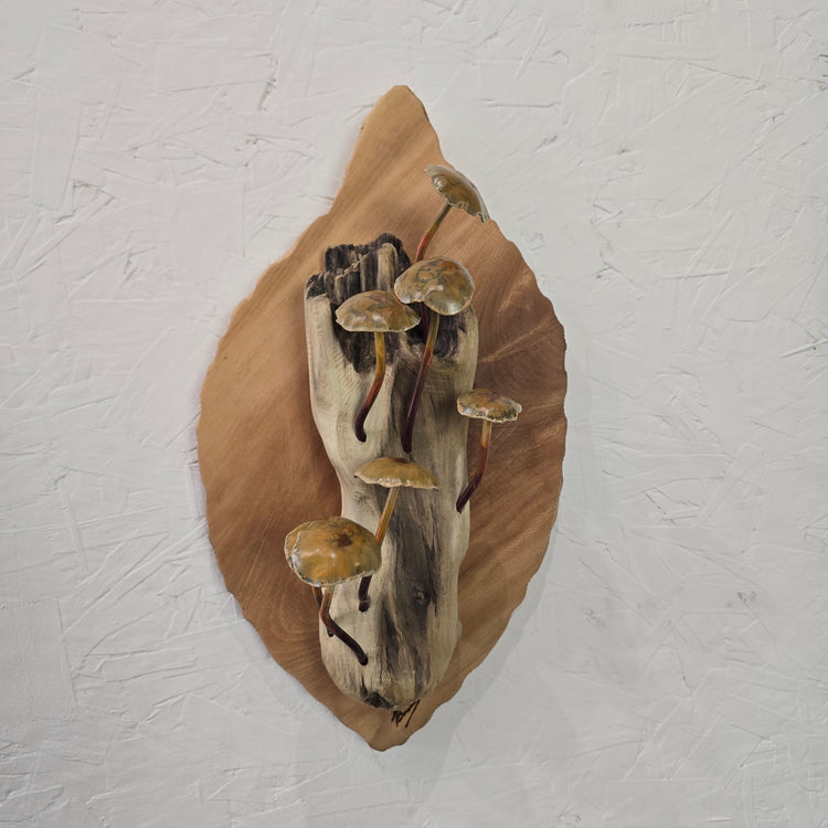 "Mushroom madness" Metal sculpture