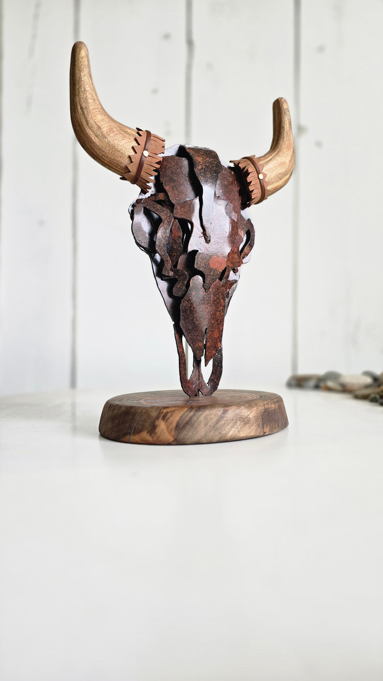 Bison skull