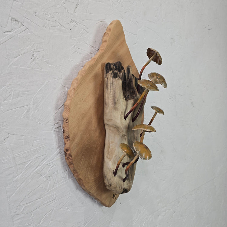"Mushroom madness" Metal sculpture