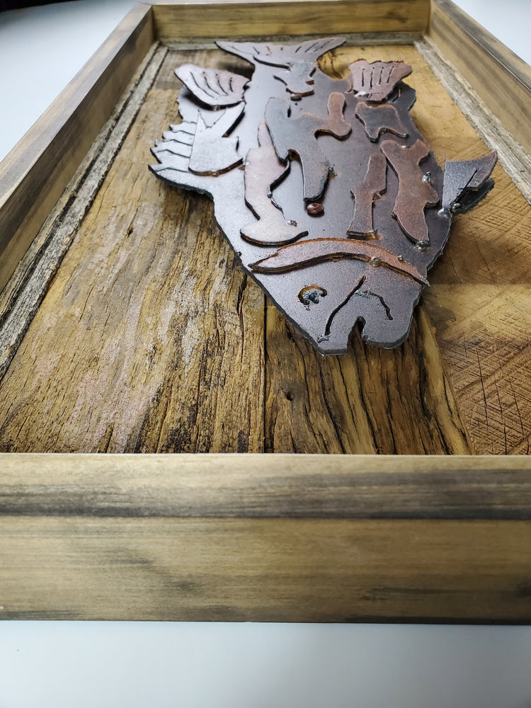 Rustic Metal Art "Bass"