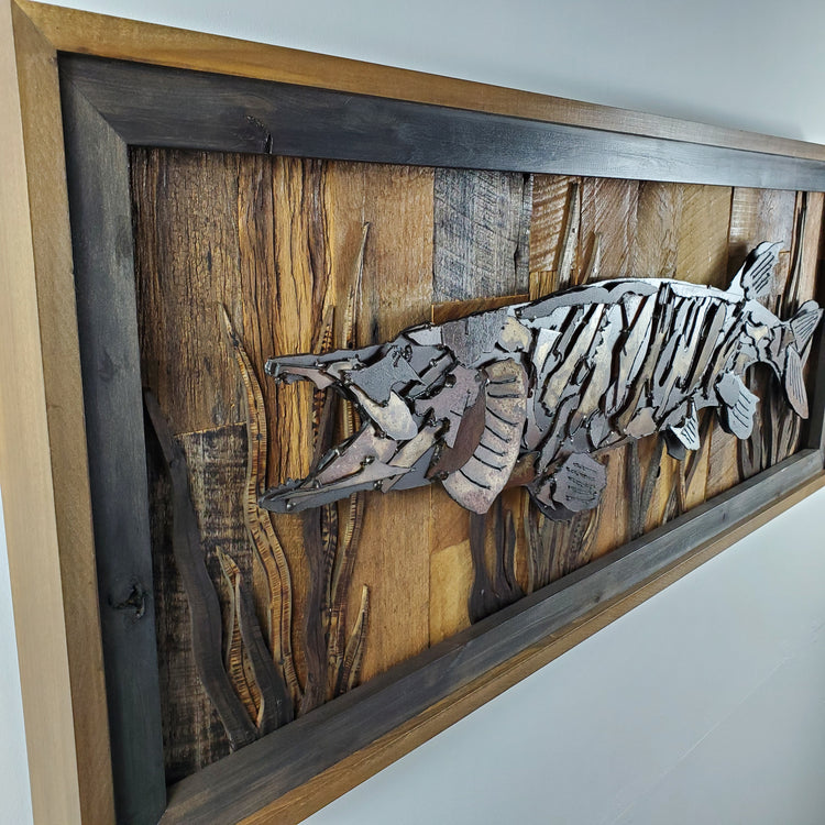 Rustic Metal Art "Musky"